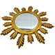 thumbnail image 1 of Espejo De Pared Mural Decorativo 25Cm Dorado, 1 of 2