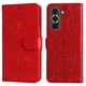 thumbnail image 2 of Funda tipo cartera FOXDOCK para Huawei Nova 10 , diseño girasol en relieve, cuero PU, cierre magnético, soporte y tarjetero, 2 of 5