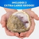 thumbnail image 3 of Kit de geodas azules Jumbo de 8-10 cm con cristales STEM, 3 of 7