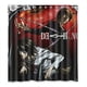 thumbnail image 1 of Cortina de ducha Death Note, juego de cortina de baño con ganchos, tamaño 60 x 72 pulgadas, 1 of 3