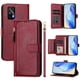 thumbnail image 1 of Funda tipo libro para REALME GT 5G con bolsillo con cremallera, cierre magnético, 7 ranuras para tarjetas y correa para la muñeca., 1 of 6