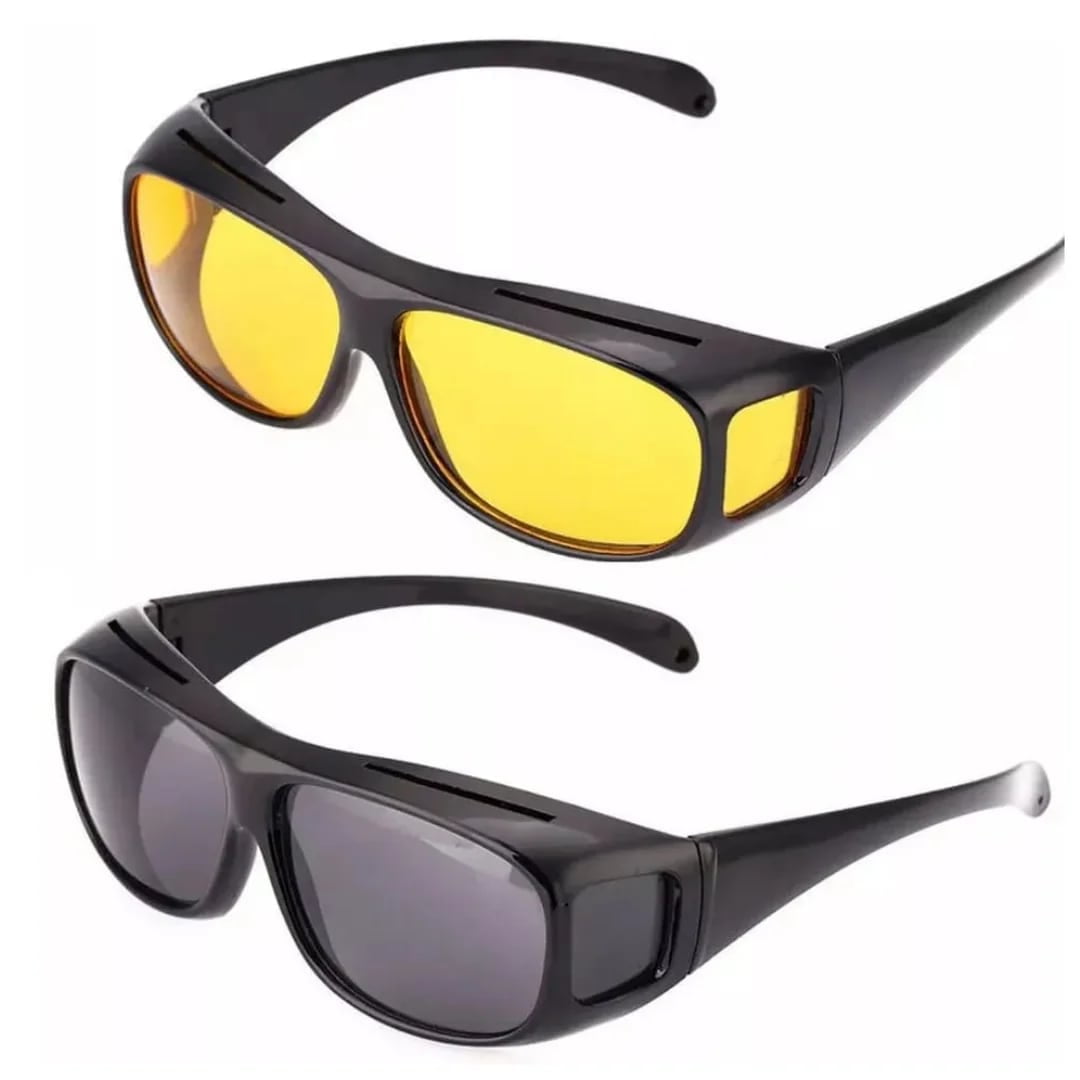 Oem - Lentes Polarizadas Hd Visión 2x1 Dia Noche