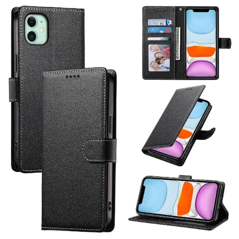 Funda Para Foxdock Iphone 11 – Cuero Premium, 3 Ranuras Para Tarjetas, Protección Contra Impactos