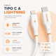 thumbnail image 3 of Cable Motomo Tipo-c A Lightning 27w Carga Rápida 1m, 3 of 5