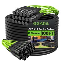 Cable Snake Xlr Gearit De 16 Canales Y 30 M Para Audio Profesional