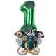 thumbnail image 2 of Jungle Animal Number Globos Jungle Themed Tiger Zebra Monkey Para Suministros 1 A?o De Edad, 2 of 5