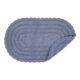 thumbnail image 2 of Alfombra de baño DII Crochet Collection, reversible, ovalada, 21 x 34 cm, color azul, 2 of 8