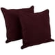 thumbnail image 1 of Juego de 2 almohadas de suelo Blazing Needles de 64 x 64 x 25 cm, color burdeos, 1 of 2