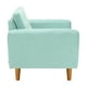 thumbnail image 5 of Sofa Bote 1c Felpa 04 Verde Agua, 5 of 6