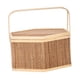 thumbnail image 2 of Cesta de Picnic, cesta tejida de bambú, decoración, cesta de bambú tejida hecha a mano, cesta de almacenamiento de alimentos para comida, té, pasteler, 2 of 5
