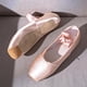 thumbnail image 2 of Satin Pointe Shoes para niñas and Ladies Prdeessional Ballet Dance Shoes con Ribbon fo School o Home - 40, 2 of 7