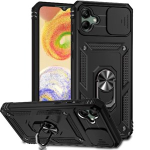 Estuche Gangxun Para Samsung Galaxy A04, Soporte Giratorio 360°, Estilo Mecánico Y Magnético