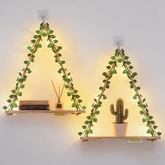 Repisa Colgante RICHER HOUSE Set 43x14 cm sin Taladro LED