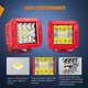 thumbnail image 3 of Cápsulas de luz LED Nilight, 42 W, 3 pulgadas, triple fila, Spot Flood, 3 of 6