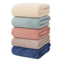 Genérico - Set 6 Toallas De Baño Microfibra Alta Calidad Secado Rápido
