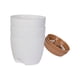 thumbnail image 4 of 3 Uds Macetas De Riego Automático Maceta De Vivero Para Oficinas Jardines Blanco Y 6,5 Pulgadas, 4 of 5