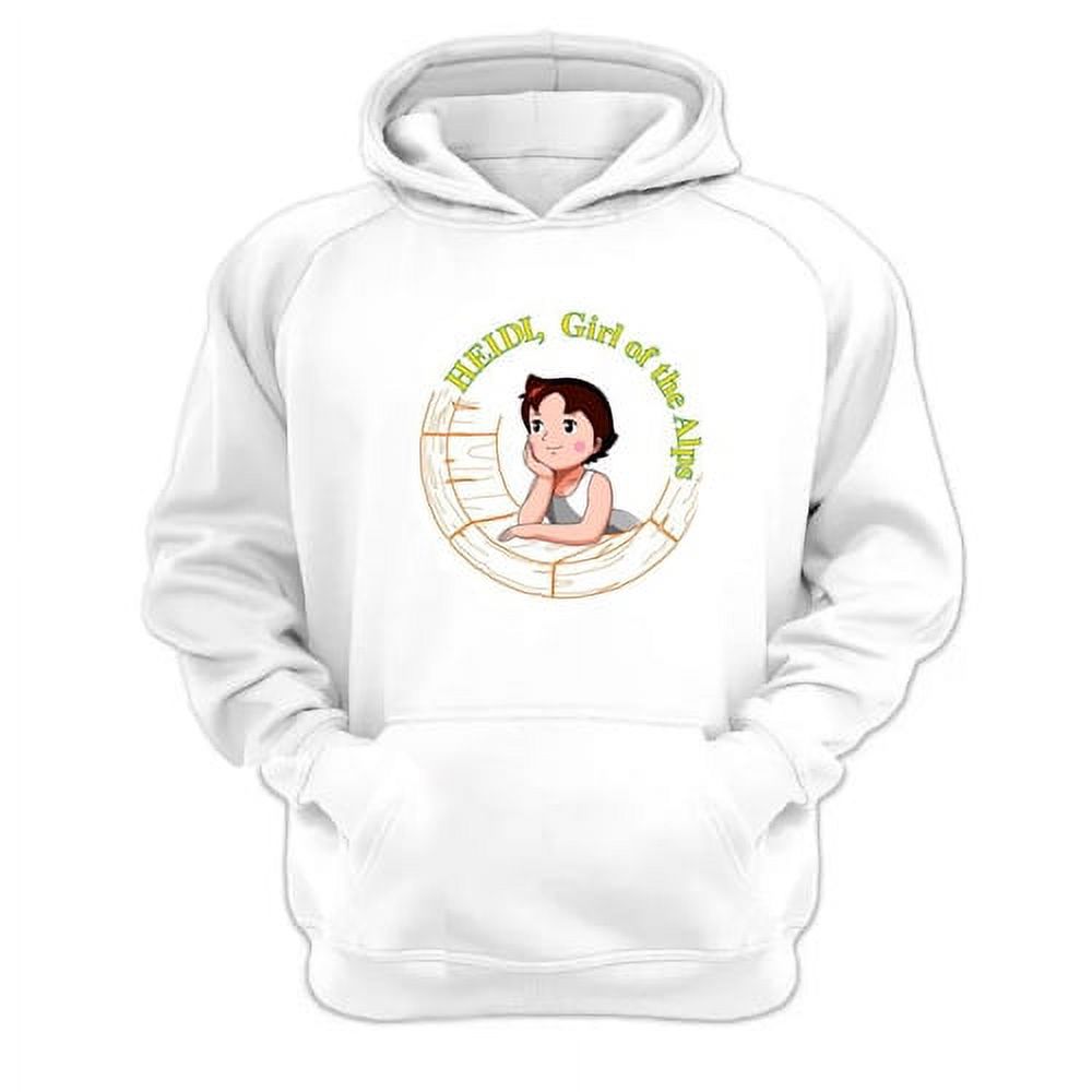 Genérico - Polerón Canguro Niña De Las Montañas Blanco Talla S Unisex
