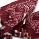 thumbnail image 4 of Pañuelo tipo seda 70 x 70 bandana elegante rojo Talla Única, 4 of 5