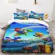 thumbnail image 1 of Duvet Cover Cartoon Mario Cute Single Double Size Children Adult Bedroom Decoration Gift Three-piece Set Soft and Comfortable Bed Sheets, 1 of 5