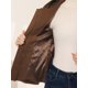 thumbnail image 5 of INSPIRE CHIC Abrigo Duffle con Cierre de Cremallera para Mujer, Anorak con Capucha Recortada, Talla L, Marrón Oscuro, 5 of 6