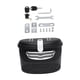 thumbnail image 4 of Canasta De Bicicleta Eléctrica Con Cerradura Con Bolso De Revestimiento Para Andar En Bicicleta Ciclismo De Bicicleta De Calle Blanca L, 4 of 5
