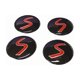 thumbnail image 1 of Tapón de cubo YaaGoo 5 cm Rojo S – Pack de 4, 1 of 3