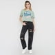 thumbnail image 4 of Polera Mujer Fun Manga Corta Crop Verde Corona, 4 of 5