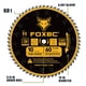 thumbnail image 3 of Disco Sierra FOXBC 10 60 Dientes 58 Acabado Fino, 3 of 3