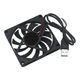 thumbnail image 3 of Ventilador Fan Cooler Usb Pc 8x8 5v Cable 100cm Negro, 3 of 3