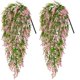 thumbnail image 1 of Xiao Hua 2 Pzas Flores Colgantes Artificiales, Guirnaldas de Flores de Enredadera Simulada, Flores de Seda Simuladas para Decoración de Patio Interior y Exterior, Pared y Cerca, Rosa, 1 of 4