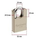 thumbnail image 2 of Candado Acero Anti-robo 50 Mm Hermex #cai-50a, 2 of 4