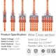 thumbnail image 4 of Kit de conectores de cables XALXMAW de 32 piezas, empalme rápido, 250 V 32 A, 4 of 6