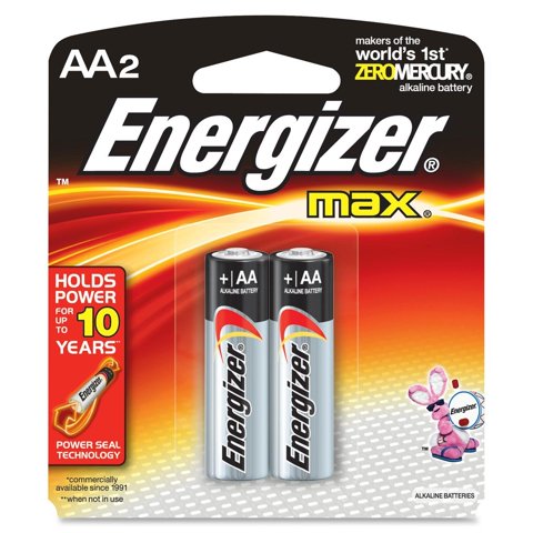 Paquete De 2 Baterías Energizer Max Aa