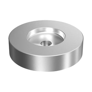 Magideal - Adaptador De 45 Rpm, Adaptador Central Estabilizador De Discos De Aluminio Sólido, Para Vinilo De 7"", Adaptador Universal De Discos De Vinilo Para Uso