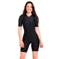 Samia - Traje De Baño Con Piernas Y Mangas Negro M