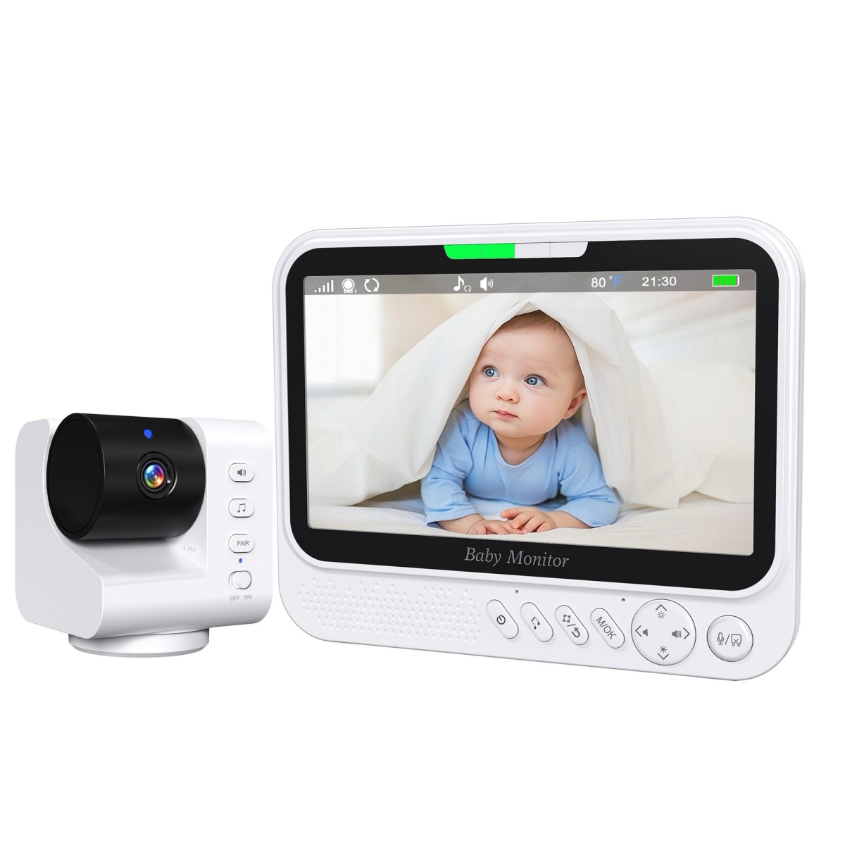 Cámara Monitor Inteligente Premium 7″1080P Abm790 Lubabycas