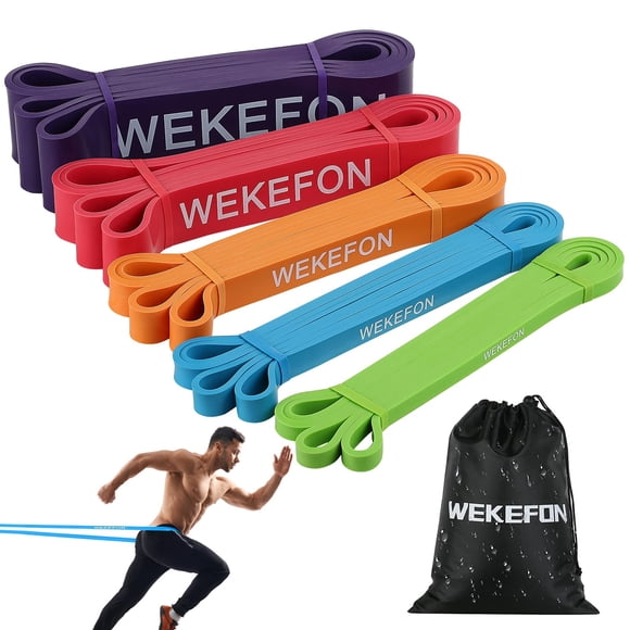 Set de bandas de resistencia WEKEFON de 5 niveles, alta resistencia
