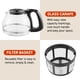thumbnail image 2 of Cafetera Elite Gourmet EHC4128 para 4 tazas Brew & Drip, color negro, 2 of 6