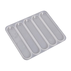 Bothyi - Marcador De Resina Epoxi, Modelo De Fundición, Manualidades Diy, Marcapáginas De Silicona, Herramienta Ovalada De 13,5 Cm X 2,9 Cm