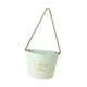 thumbnail image 1 of Maceta Colgante Semicircular Con Cuerda Para Balcones, Patios, Color Blanco, 1 of 3