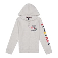 Sudadera Con Capucha Tommy Hilfiger De Forro Polar Con Cierre Completo Para Niña 2T