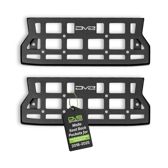 Paneles de respaldo del asiento DV8 Offroad Jeep JL y JT 2018‑2026