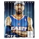 thumbnail image 1 of Cortina de ducha Allen Iverson, juego de cortina de baño con ganchos, tamaño 60 x 72 pulgadas, 1 of 3