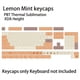 thumbnail image 3 of 136 Keys Lemon Mint Xda Keycap PBT Thermal Sublimation 64/8/87/98/96/104 Cherry Mechanical Keycap, 3 of 4