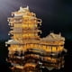 thumbnail image 1 of Architecture 3D Metal Puzzle, Yuejiang Tower Diy Laser Cutting Assembled Model Jigsaw Toy, Ancient Architecture For Adult Unisex, 1 of 3
