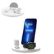 thumbnail image 1 of Estación de carga inalámbrica 3 en 1 compatible con iPhone/iWatch/Airpods, base de carga multifunción para un suministro de energía eficiente y cómodo.-Blanco, 1 of 6