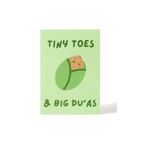 Tarjeta De Felicitación Silkpath Muslim New Baby Con Sobre