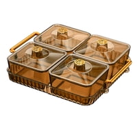 Magideal - Soporte Para Huevos Para Refrigerador, Contenedor Automático Para Huevos Rodantes, Almacenamiento, Dispensador De Huevos Rodante Para Gabinete De 4 Rejilla Marrón