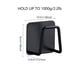 thumbnail image 3 of 1pc Stainless Steel Kitchen Storage Rack, Modern Punch-free Wall Mounted Storage Rack For Kitchen, 3 of 5
