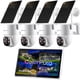 thumbnail image 1 of Sistema de cámara de seguridad solar para exteriores Kittyhok 2K 4 piezas, 1 of 9